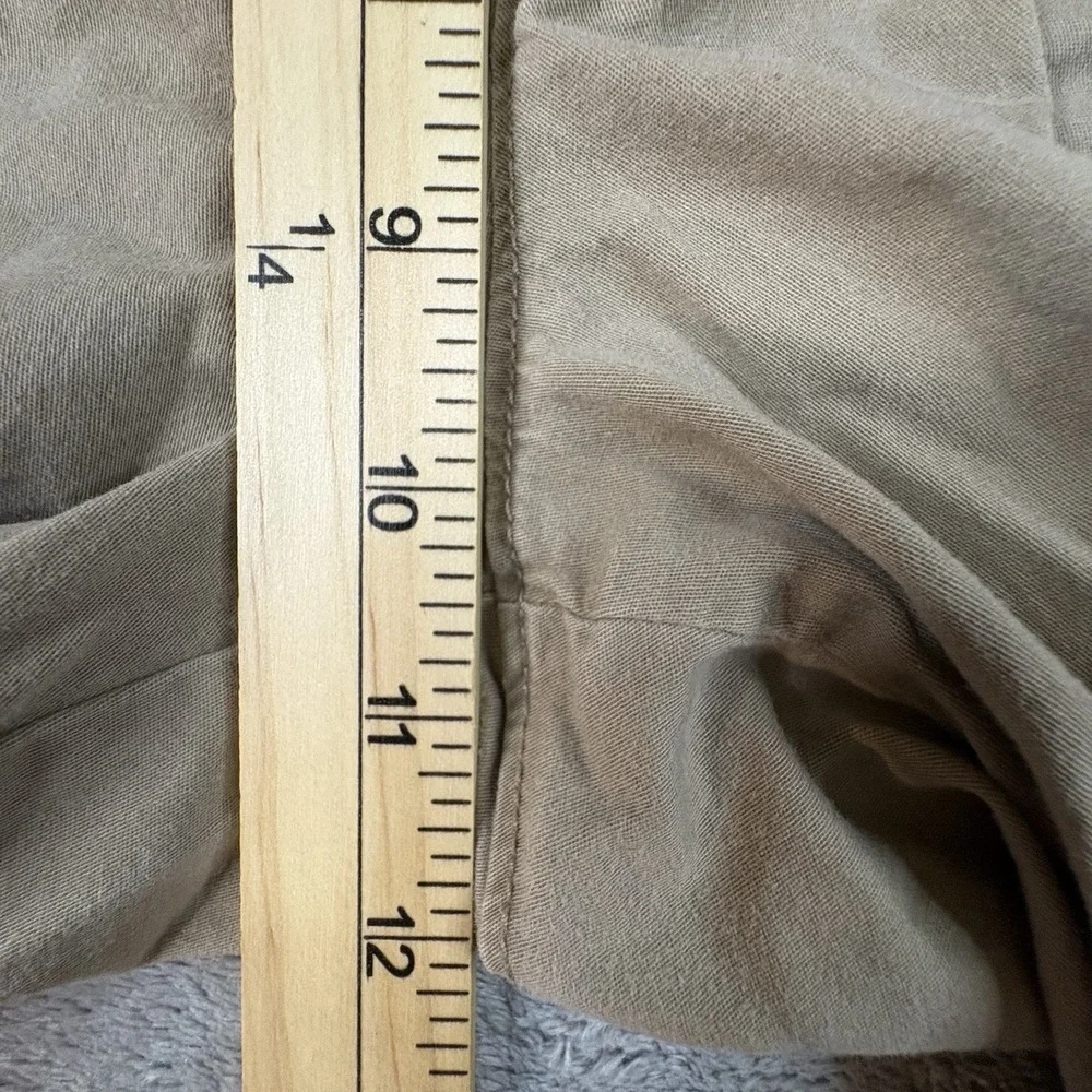 Goodfellow Co Men's 35 Tan Khaki Chino Shorts Flat Front Casual SEE DESCRIPTION